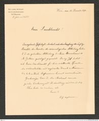 k.k. naturhistorisches Hofmuseum, Intendanzakten 1885-1896 (Hauer), Aktenzahl Z.703.a/1890, Seite 1